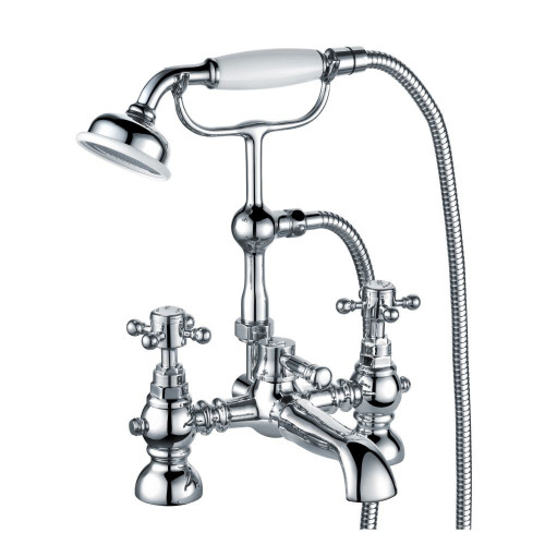 Clyde Chrome Bath Shower Mixer & Shower Kit