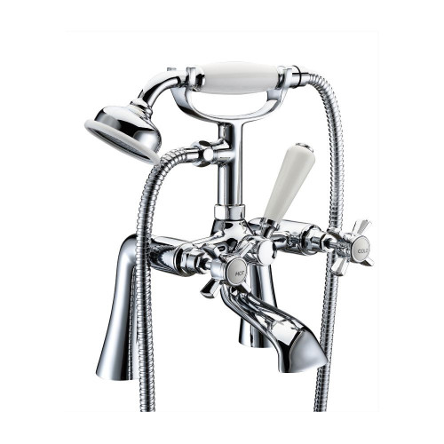 Eden Chrome Bath Shower Mixer & Shower Kit