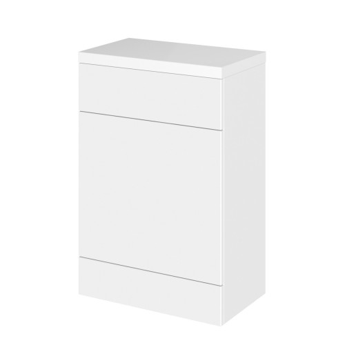 Hudson Reed Fusion White Gloss 600mm WC Unit & Top (355mm Deep)