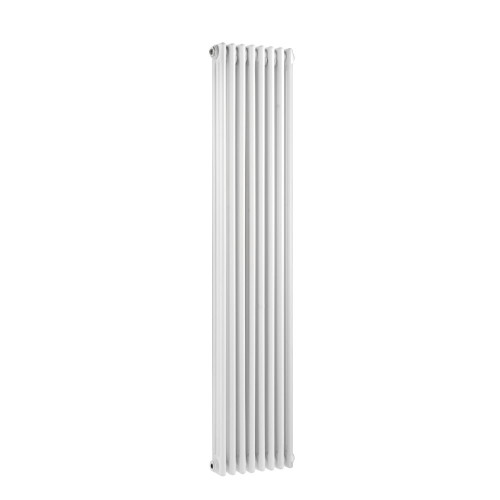 Traditional Triple Column White 8 Panel Radiator 380mm x 1800mm