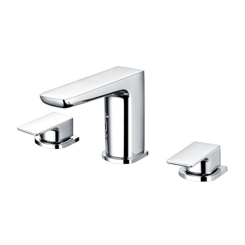 Hydro Chrome 3 Tap Hole Deck Mounted Bath Filler