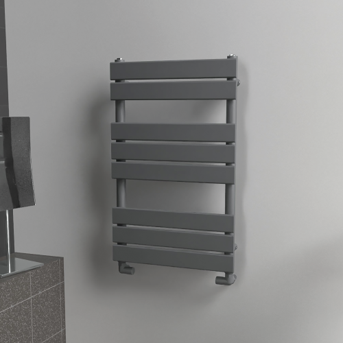Milan 500mm x 800mm Anthracite Designer Heated Towel Radiator