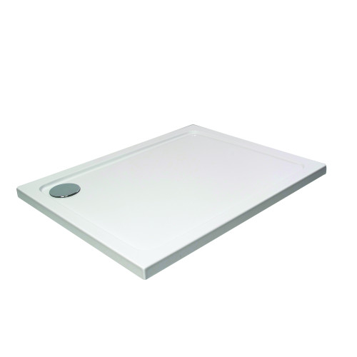 White Rectangular Shower Tray 1600mm x 800mm x 40mm