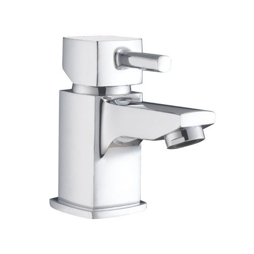 Nova Chrome Mini Basin Mono Mixer & Slotted Sprung Basin Waste