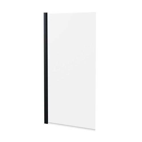 ProTek Square Edge Black Bath Screen 800mm x 1400mm x 6mm