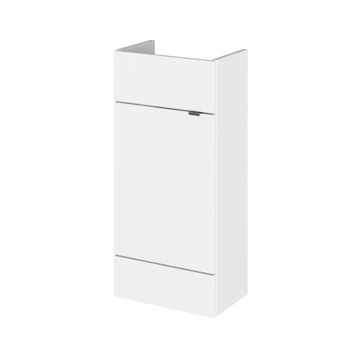 Hudson Reed Fusion White Gloss 400mm Basin Unit (255mm Deep)