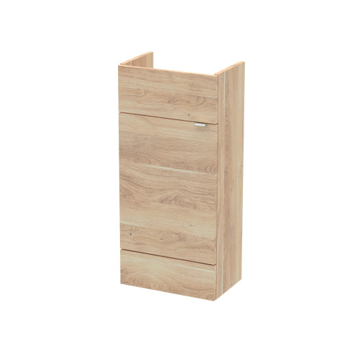 Hudson Reed Fusion Bleached Oak 400mm Basin Unit (255mm Deep)