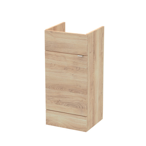 Hudson Reed Fusion Bleached Oak 400mm Basin Unit (355mm Deep)