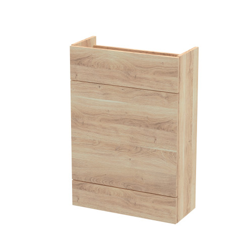 Hudson Reed Fusion Bleached Oak 600mm WC Unit (255mm Deep)