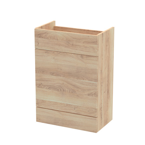 Hudson Reed Fusion Bleached Oak 600mm WC Unit (355mm Deep)