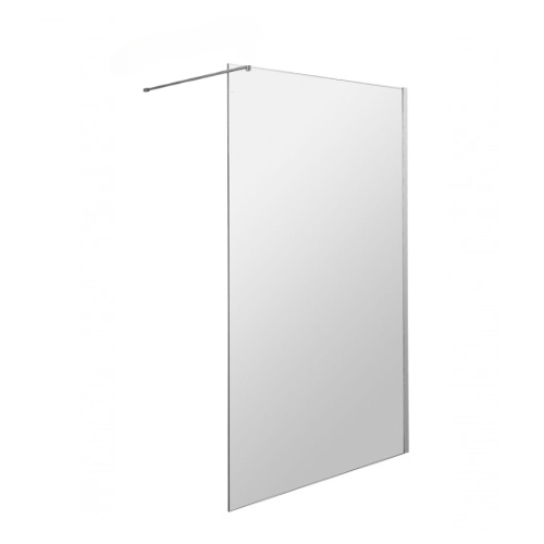 Wetroom Shower Screen Chrome 1200mm x 2000mm S8