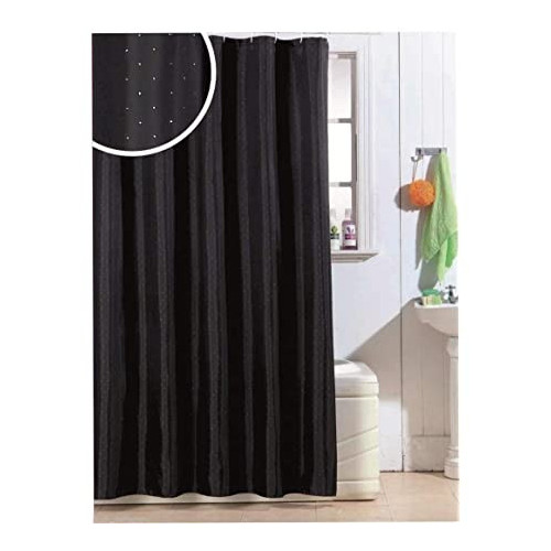 Black shower curtain liner deals