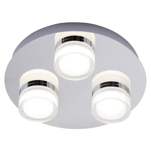 Amalfi LED 3 Light Flush Ceiling Fitting