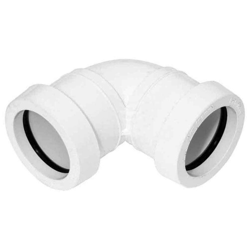 Push-Fit 90 Degree Knuckle Bend 32mm White