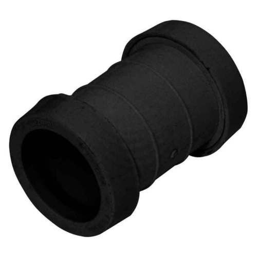 Push-Fit Straight Coupling 32mm Black