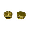 Essentials Brushed Brass Radiator Air Vent & Plug