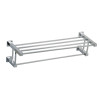 Astril Chrome Towel Rack with Rail