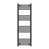 ProTek 1200mm x 400mm Black Heated Towel Rail