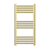 ProTek 800mm x 400mm Brushed Brass Heated Towel Rail
