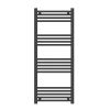 ProTek 1200mm x 500mm Black Heated Towel Rail