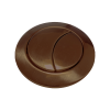 Protek Round Brushed Bronze Dual Flush Button