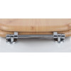 MDF Antique Pine Wood Toilet Seat with Chrome Plated Hinges