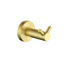 Gemini Brushed Brass Robe Hook