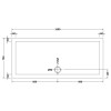 Kristal Chrome 1600mm Sliding Door & 700mm Side Panel Enclosure Package With Tray & Waste