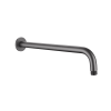 Round Gunmetal Wall Mounted Shower Arm 300mm