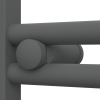 ProTek 800mm x 600mm Anthracite Heated Towel Rail