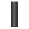 Athens Black Oval Double Radiator 1800mm x 480mm