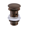 Brushed Bronze Dome Sprung Basin Waste (Slotted)