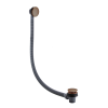 Easyclean Brushed Bronze Push Button Bath Waste & Overflow
