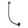 Easyclean Gunmetal Push Button Bath Waste & Overflow