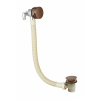 Brushed Bronze Freeflow Bath Filler with Easy Clean Sprung Waste & Overflow