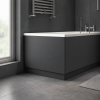Soft Black 800mm Bath End Panel & Plinth