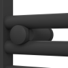 ProTek 1200mm x 600mm Black Heated Towel Rail