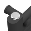 ProTek 800mm x 400mm Black Heated Towel Rail