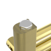 ProTek 1200mm x 500mm Brushed Brass Heated Towel Rail