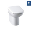 Nuie Lawton Comfort Height Back To Wall Toilet & Soft Close Seat