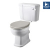 Old London Richmond Comfort Height Close Coupled Traditional Toilet with Lever Cistern