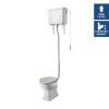 Old London Richmond Comfort Height High Level Toilet & Flush Pipe Kit