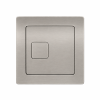 Protek Concealed Cistern with Bottom Inlet & Brushed Nickel Square Flush Plate