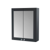 Nuie Classique Soft Black 600mm Mirror Cabinet