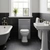 Nuie Classique Satin Grey 500mm WC Unit