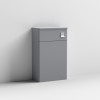 Nuie Classique Satin Grey 500mm WC Unit