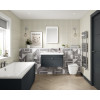 Nuie Classique Soft Black 800mm 1-Drawer Wall Hung Unit & Basin