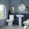 Madrid 550mm Basin & Pedestal - 1 Tap Hole