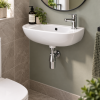 RAK Compact 450mm Slim Line Basin - 1 Tap Hole - Right Hand
