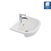 RAK Compact 550mm Semi Recessed Basin - 1 Tap Hole